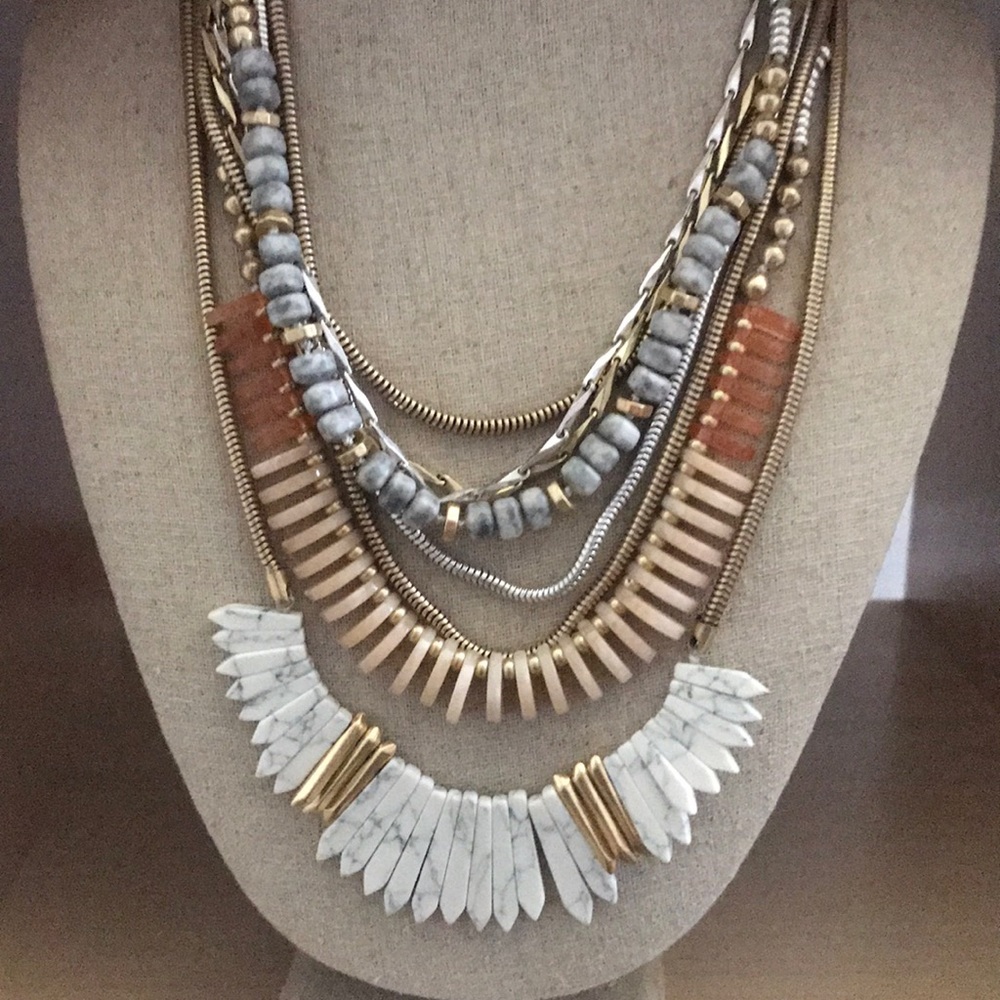 Ezra Statement Necklace by Stella & Dot EUC